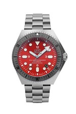 UMF Ruhla Herrenuhr Automatik Kampfschwimmer Rot Limited 1928M-7