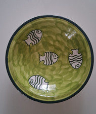 Große Obstschale Keramik Deko