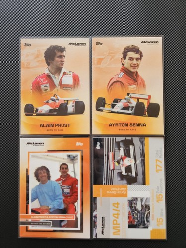 Topps mclaren racing ayrton - topps,