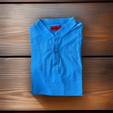 Hugo Boss Red Label Poloshirt Blau Gr. L Kurzarm T-Shirt Shirt Regular Fit