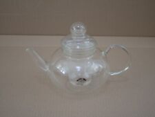 Vintage Jena Glas Teekanne Teebereiter 1,2 Liter mit Glasfilter - Trendglas