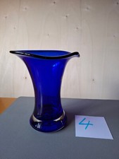 Vase, Glas, Kobaltblau