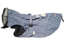 Dünne Hundejacke Regenjacke für große Hunde, Rückenlänge 60 und 65 cm, in Blau