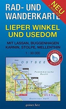Rad und wanderkarte - rad-,