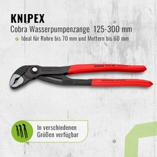 Knipex Cobra Wasserpumpenzange Profi-Qualität grau