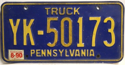 Pennsylvania nummernschild usa - nummernschild,
