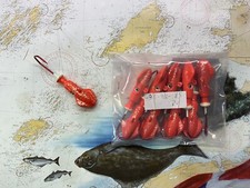 pilker set norwegen 10 Octopus Jig 85g UV Farben VMC Drillinge