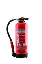Gloria P6PRO – Auflade-Pulver Feuerlöscher (ABC) mit Wandhalter; einsetzbar a ..