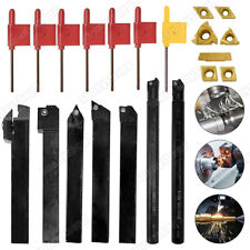 Wendeplatten Drehmeißel Abstechstahl Klemmhalter Halter Bohrstange Satz 10/12mm