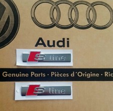 2 original Audi S-Line Logo