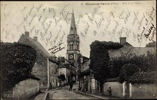 Ak Menetou Salon Cher, Rue de la Gare - 2592969