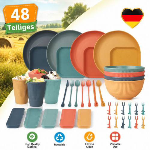 Teiliges camping besteckset - teiliges,