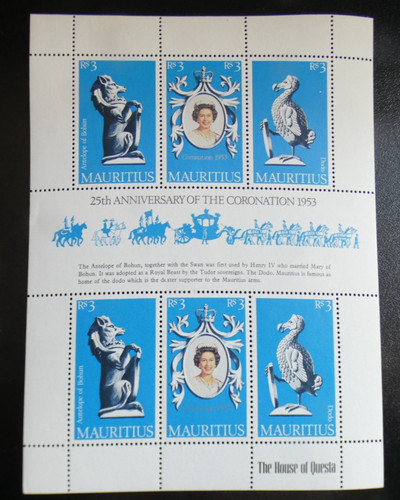 Mauritius 1978 kleinbogen mit - ,