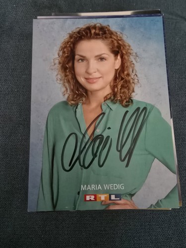 Maria wedig gzsz autogramm - maria,