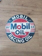 Mobil Oil Racing Blechschild