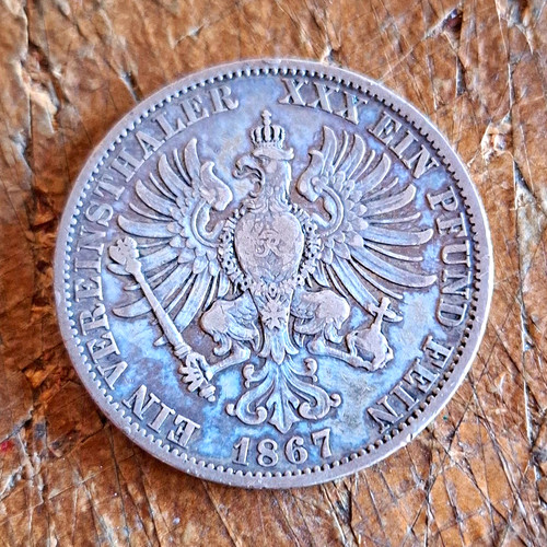 Preußen vereinstaler 1867 - preußen,