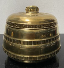 Dose, Messing, Neue Münchner Werkstätten, stilisierter Elefant, Art Deco, selten