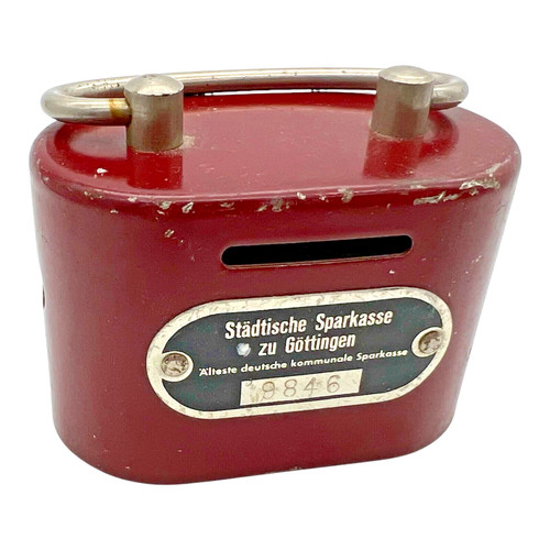 Vintage sparkassen spardose - vintage,
