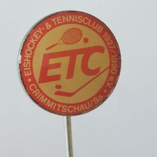Eishockey Anstecknadel ETC 1927/1990 Crimmitschau Sachsen Kreis Zwickau