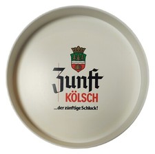 Zunft Kölsch Tablett ca. 32 cm Durchmesser Bier Tablett Kneipe Bar Vintage RAR
