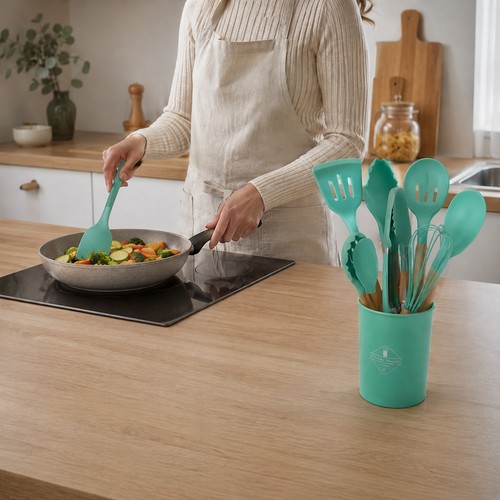 Silikon küchenutensilien set - silikon, küchenutensilien-set