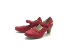 Gordon Jack Damen Pumps Absatzschuh Stöckelschuhe Heels Rot Gr. 38 (UK 5)