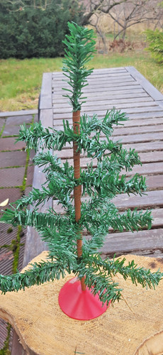 Lametta weihnachtsbaum grün - lametta,