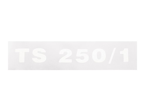Schriftzug 250 1 - (folie), "ts