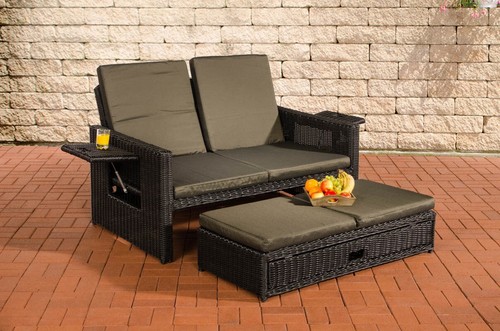 Polyrattan 2er lounge - lounge, sofa