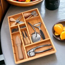 Besteckkasten Schubladen Organizer Schubladeneinsatz Schubladenkasten flexibel