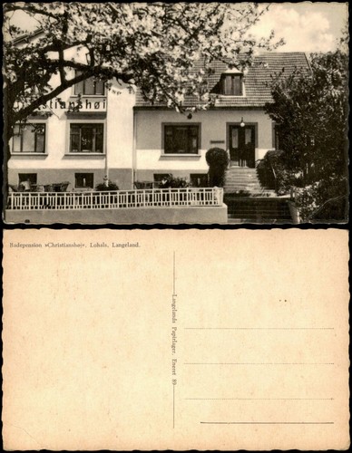Postcard lohals langeland - lohals,