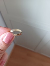 Ehering 333 8K Gelbgold Gr. 51 echt Gold Ring ohne Gravur