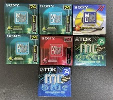 MiniDisc Sony TDK 7 Stück NEU