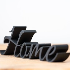 3D Schriftzug HOME Deko