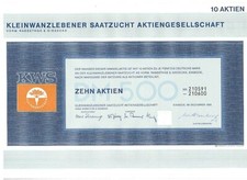 Kleinwanzlebener Saatzucht AG KWS  500DM Einbeck 1969