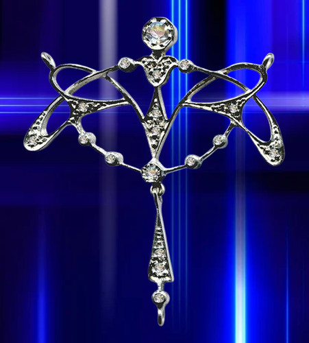 Anhänger jugendstil - anhänger,