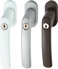 ABUS FG 200 FG200 abschließbare Fenstergriffe im Set, Vierkantlänge 28-44mm var.