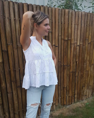 Damen bluse weiß tunika - damen,