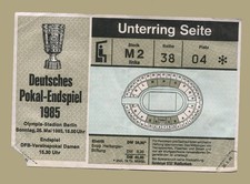 1985 --- FINALE DFB-Pokal  ---