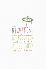 Richtfest - Glückwunschkarten