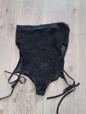 Netzbody Ohne Träger, Schwarz, Gr. L, Durchsichtig