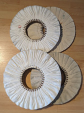 NEU! 7 Stück Polierscheibe Faltenringe Tuchpolierscheiben HT Hilzinger Thum