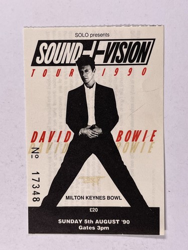 David bowie konzertticket - bowie,