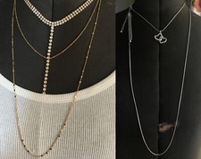 Modeschmuck Set 4 Ketten