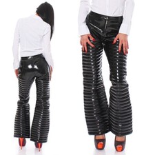 Damen lack hose vinyl - in,