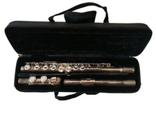 Querflöte Yiwu Woodwinds Einsteiger geschlossen Ventile Flöte  gebraucht Set