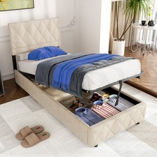 Polsterbett 90x200 cm mit