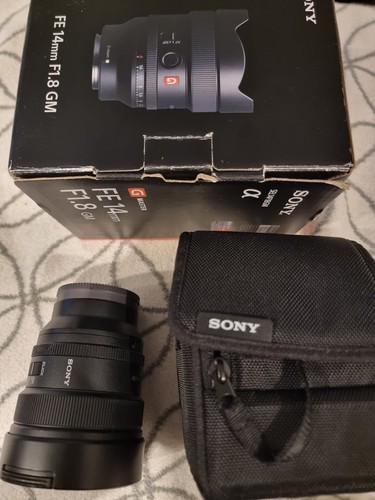 Sony 14mm 8 - 14mm, f1.8