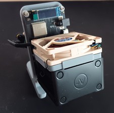 Bitaxe Supra 401 Bitcoin lottery miner + Argon Kühler + Noctua Fans