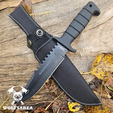 Jagdmesser schwarz Bowie